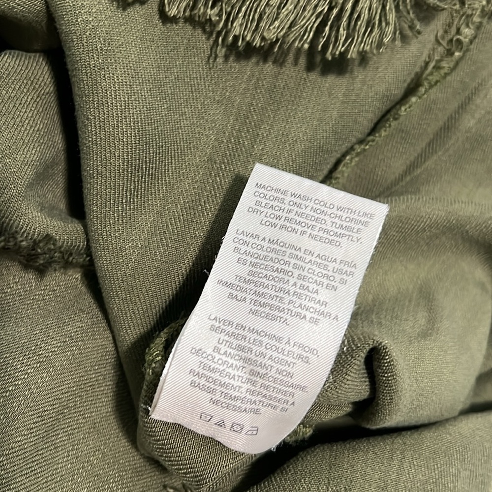 NWT Thread & Supply Long Sleeve Bobbi Dress Olive Green Large - Picture 17 of 17